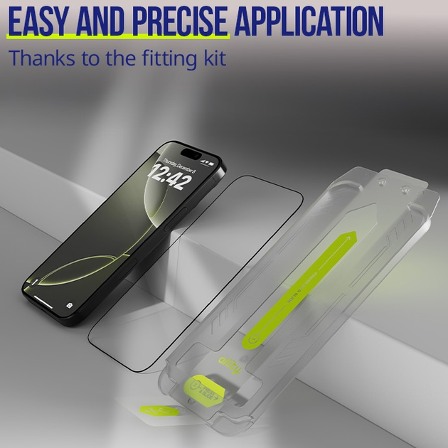 Захисне скло Allity PerFit tempered glass для Apple iPhone 14 Pro Max Transparent (5906667550825) - зображення 5