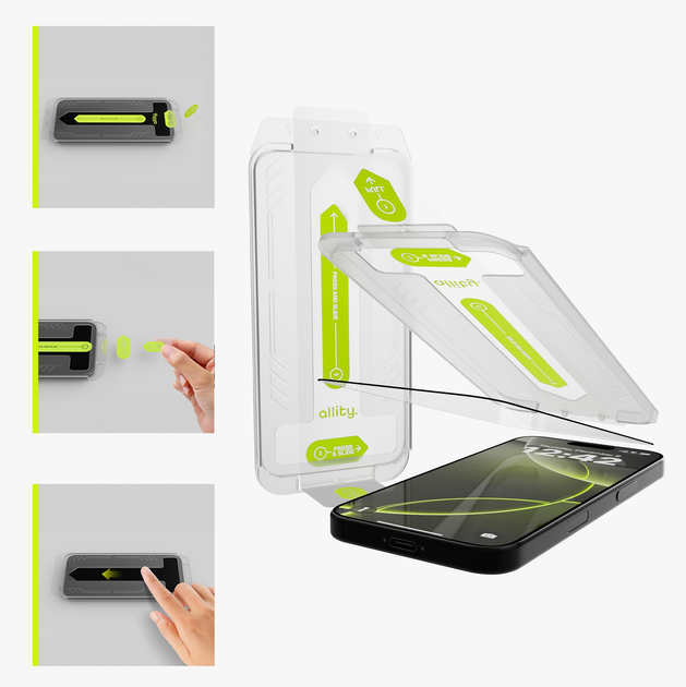 Захисне скло Allity PerFit tempered glass для Apple iPhone 15 Pro Transparent (5906667550832) - зображення 9