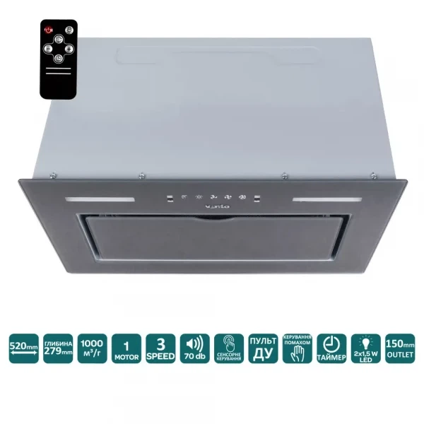 Вытяжка ventolux punto 520/279 grs (1000) trc ms - изображение 3