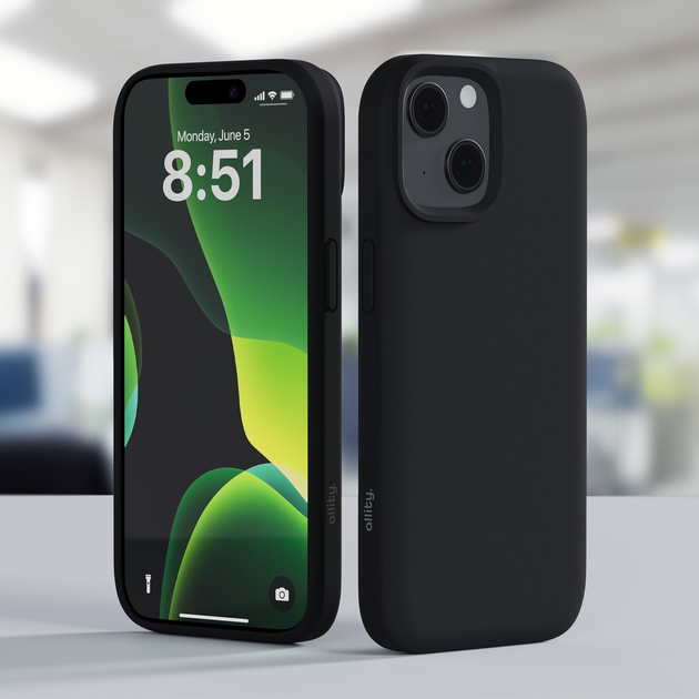 Etui Allity Silicone Mag Case do Apple iPhone 15 Black (5906667550931) - obraz 8