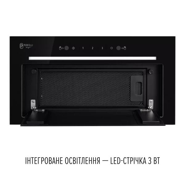 Вытяжка perfelli design filini 5 nero - Фото 3 Вытяжка perfelli design filini 5 nero - изображение 3