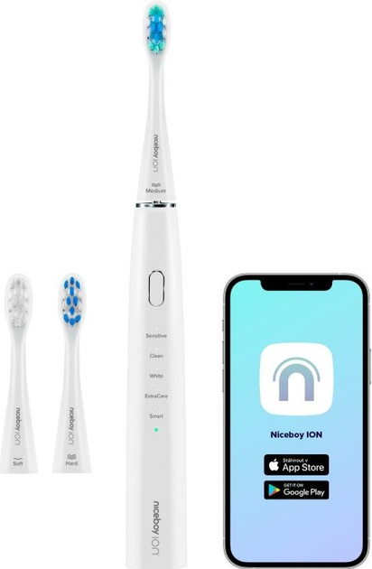 Szczoteczka soniczna Niceboy Ion SmartSonic Biala - obraz 1