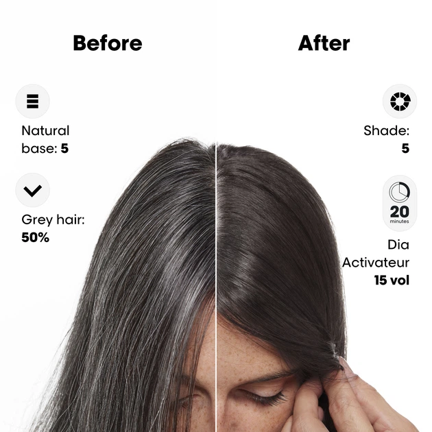 Farba do włosów L’Oreal Professionnel Paris Dia Color 5 bez amoniaku jasnobrązowy 60 ml (3474637207007) - obraz 5