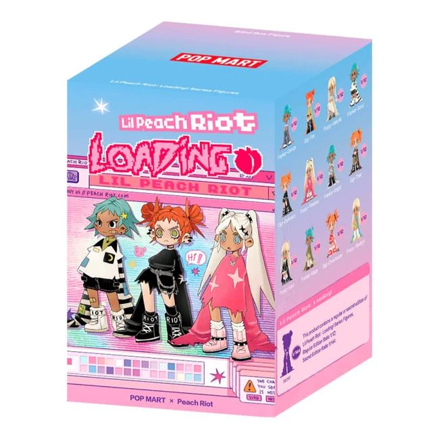 Фигурка-сюрприз Pop Mart Lil Loading! Peach Riot (PRLL-01) - Фото 5 Фигурка-сюрприз Pop Mart Lil Loading! Peach Riot (PRLL-01) - изображение 5