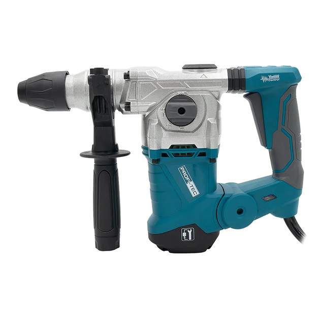 Потужний ударний перфоратор PROFI-TEC RH1700P7 IndustrialLine : 1700 Вт, 7 Дж, набір бурів (007085) - зображення 3