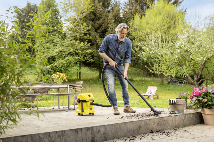 Профессиональный аккумуляторный пылесос Karcher WD 2-18 : без АКБ, контейнер 12л (1.628-500.0) - изображение 8