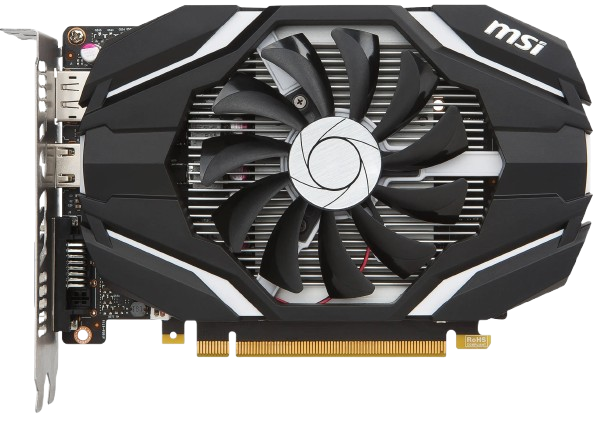 Відеокарта GeForce GTX 1050 2GB MSI (GTX 1050 2G) Б/В - Фото 2 Відеокарта GeForce GTX 1050 2GB MSI (GTX 1050 2G) Б/В - зображення 2