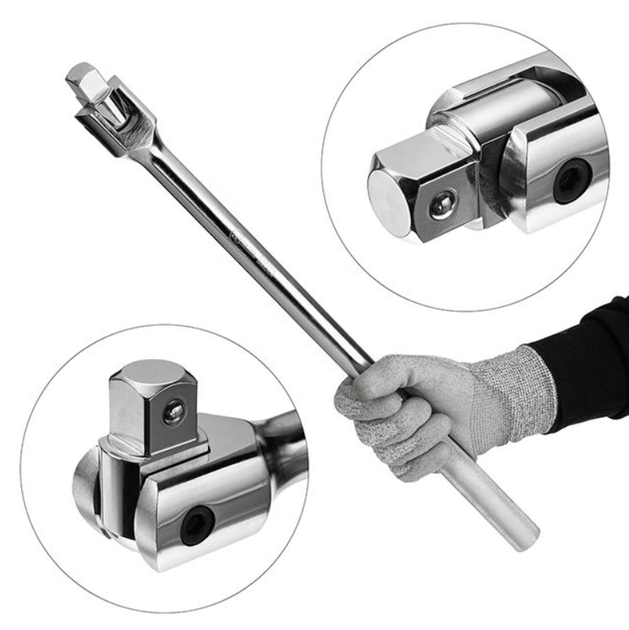 Вороток с карданом Intertool 3/4" 480 мм (ET-1037) - зображення 2
