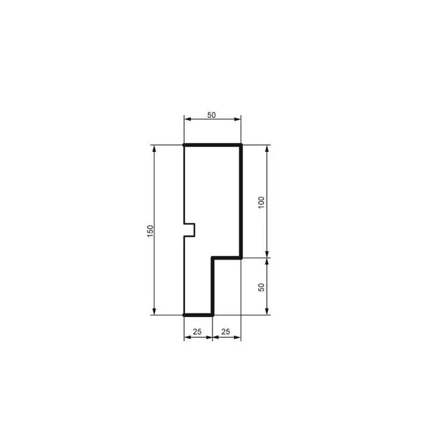 Молдинг фасадный Prestige Decor MC 162 2000 мм - изображение 2