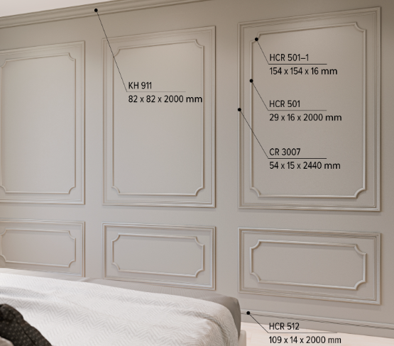 Молдинг полимерный Elite Decor HCR 501 Flex Гибкий 2000 мм - Фото 3 Молдинг полимерный Elite Decor HCR 501 Flex Гибкий 2000 мм - изображение 3