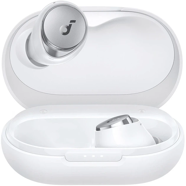 Бездротові навушники Anker Soundcore Space A40, White, Hi-Res, 50H, ANC, LDAC, Bluetooth 5.2, IPX4 - Фото 4 Бездротові навушники Anker Soundcore Space A40, White, Hi-Res, 50H, ANC, LDAC, Bluetooth 5.2, IPX4 - зображення 4