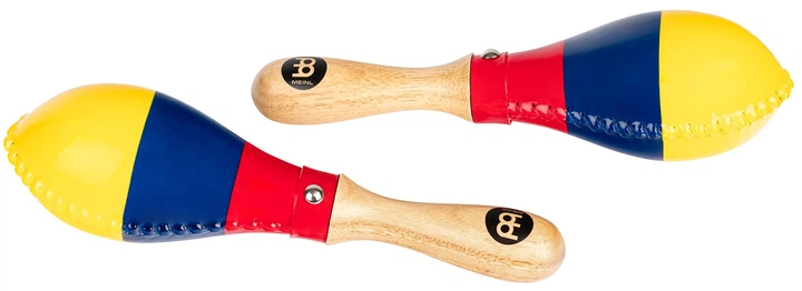 Маракаси MEINL Rawhide Maracas Traditional Colombia Flag MSM3CO - изображение 3