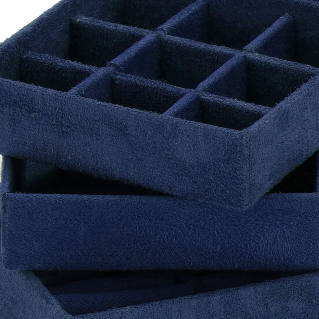 Шкатулка для прикрас Springos HA1089 темно-синя 12 x 12 x 12 см (5907719433844) - зображення 12