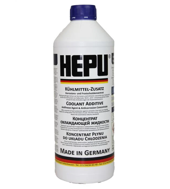 Антифриз синий HEPU P999 - G11 концентрат - 1,5л - Фото 1 Антифриз синий HEPU P999 - G11 концентрат - 1,5л - изображение 1