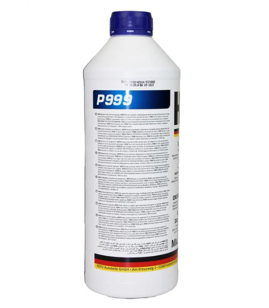 Антифриз синий HEPU P999 - G11 концентрат - 1,5л - Фото 2 Антифриз синий HEPU P999 - G11 концентрат - 1,5л - изображение 2