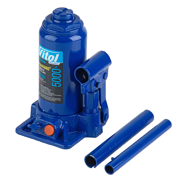 Домкрат гидравлический VITOL Iron Hand IH-185355D 5т карт. короб 185-358 мм. 4.1кг - изображение 4
