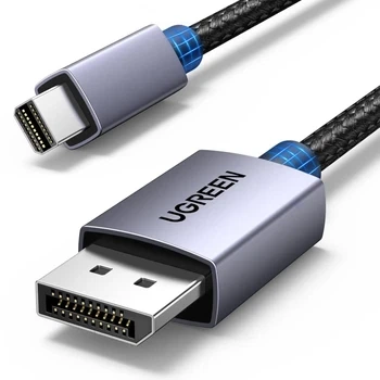 Кабель видео Ugreen Mini DisplayPort 1.4 8K@60 Гц, 4K@240 Гц, 2K@240 Гц HDR 32.4 Гбит/с 1.5 м Grey (DP122) - изображение 2
