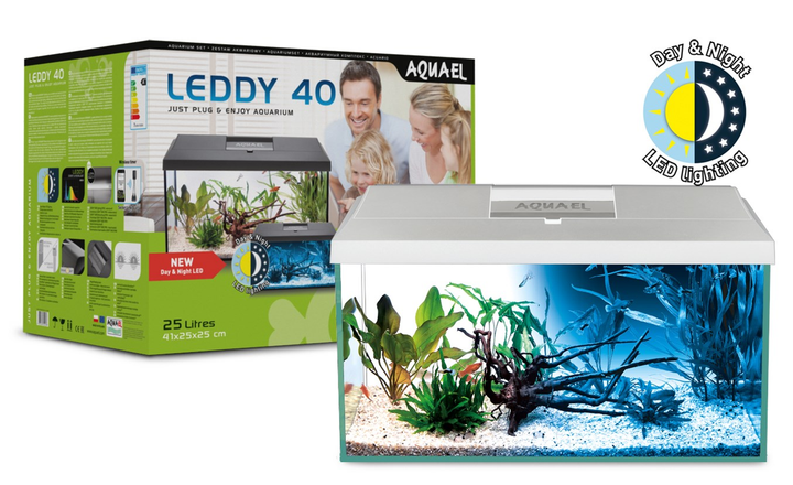 Zestaw akwariowy Aquael Leddy 40 D&N 2.0 25 L White (5905546331241) - obraz 2