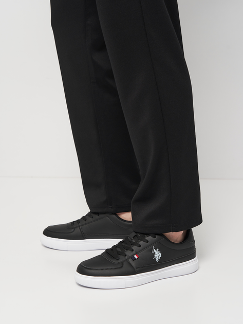 Чоловічі снікери U.S. Polo Assn 3W,Nedved 3Pr 101390366 42 Чорні (8683906437464)