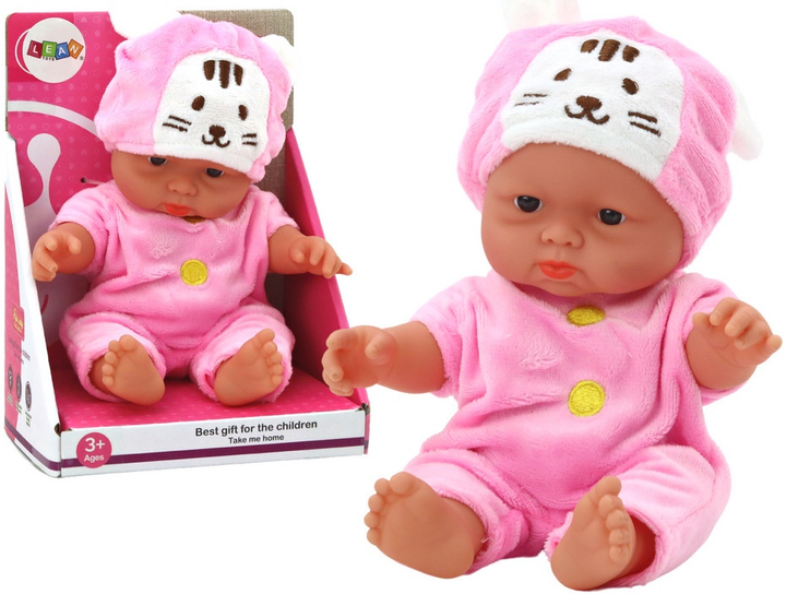 Пупс Lean Toys в одязі з шапочкою Pink 21 см (5905991005858) - зображення 2