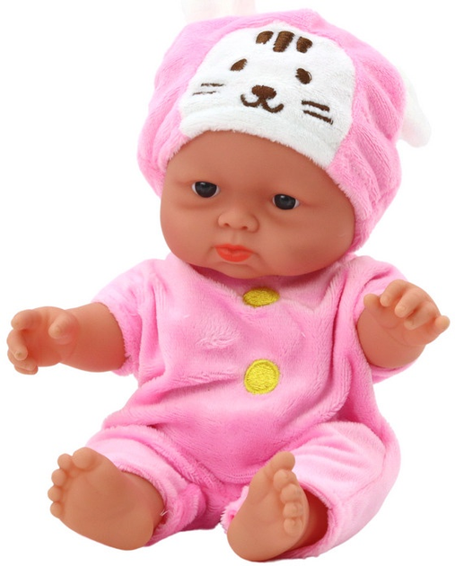 Пупс Lean Toys в одязі з шапочкою Pink 21 см (5905991005858) - зображення 3