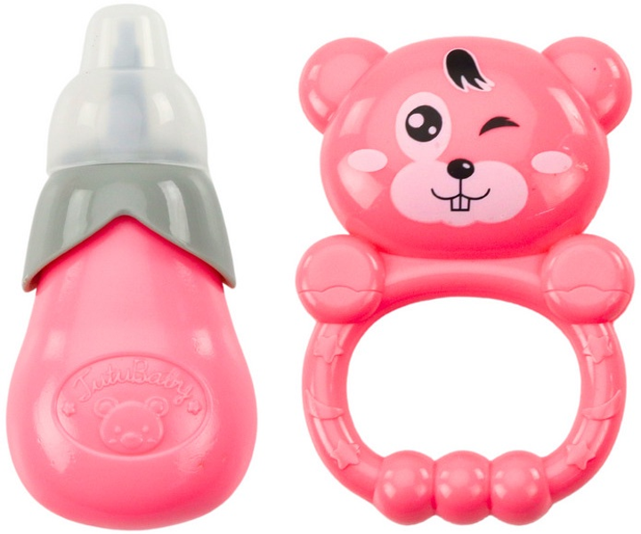 Пупс Lean Toys з функцією пісяння Pink 33 см (5905991009429) - зображення 5