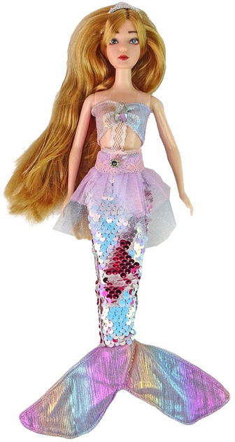 Lalka Lean Toys Emily syrenka z akcesoriami 35 cm (5905515359924) - obraz 4