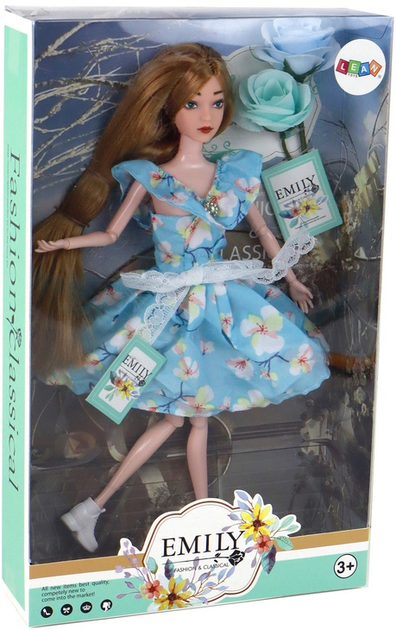 Лялька Lean Toys Емілі з аксесуарами 30 см (5905679070093) - зображення 1