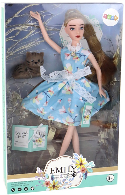 Лялька Lean Toys Емілі з аксесуарами 30 см (5905679070109) - зображення 1