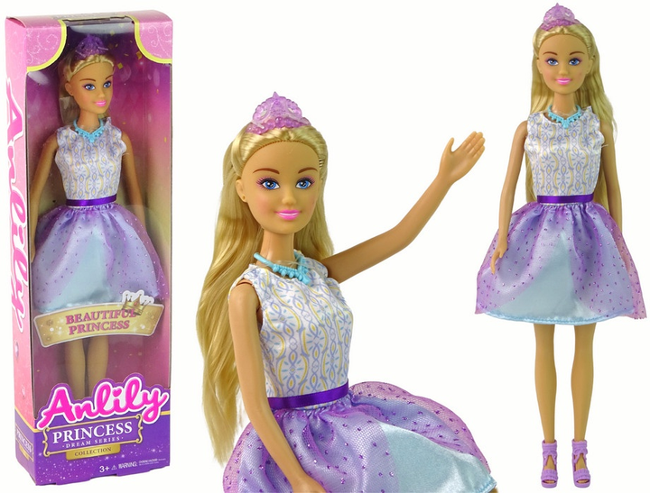 Lalka Lean Toys Anlily Księżniczka z akcesoriami 30 cm (5905679077382) - obraz 2