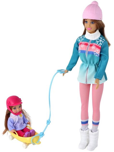 Zestaw lalek Lean Toys Anlily Mama 31 cm + Córką 11 cm + Akcesoria (5905679077412) - obraz 3