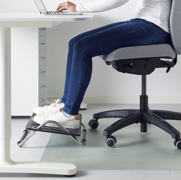 Підставка для ніг IKEA DAGOTTO Чорна 402.409.89 - зображення 5