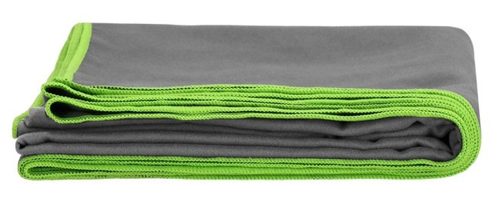 Ręcznik z mikrofibry Springos plażowy szybkoschnący 180 x 90 cm szaro-zielony (5907719435459) - obraz 7