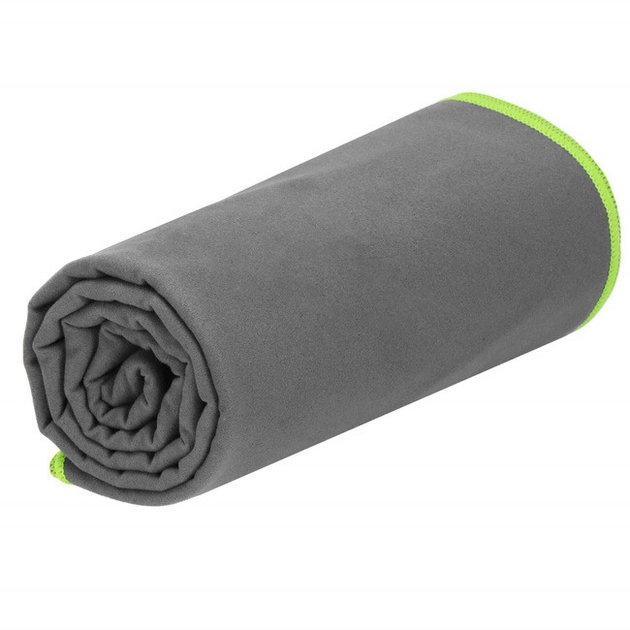 Ręcznik z mikrofibry Springos plażowy szybkoschnący 180 x 90 cm szaro-zielony (5907719435459) - obraz 10