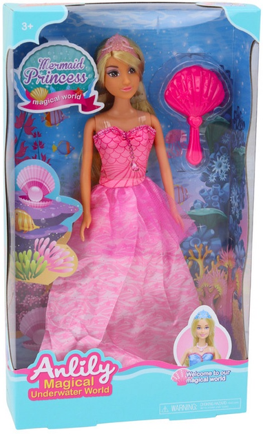 Лялька Lean Toys Русалонька Анлілі з аксесуарами 30 см (5905679077610) - зображення 1