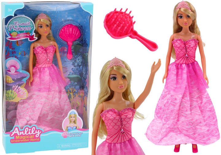 Лялька Lean Toys Русалонька Анлілі з аксесуарами 30 см (5905679077610) - зображення 2