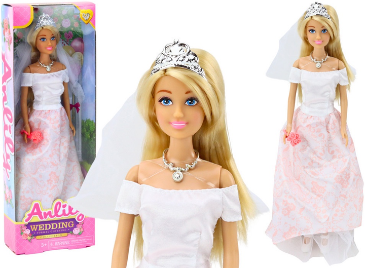 Лялька Lean Toys Наречена з аксесуарами 30 см (5905884455135) - зображення 2