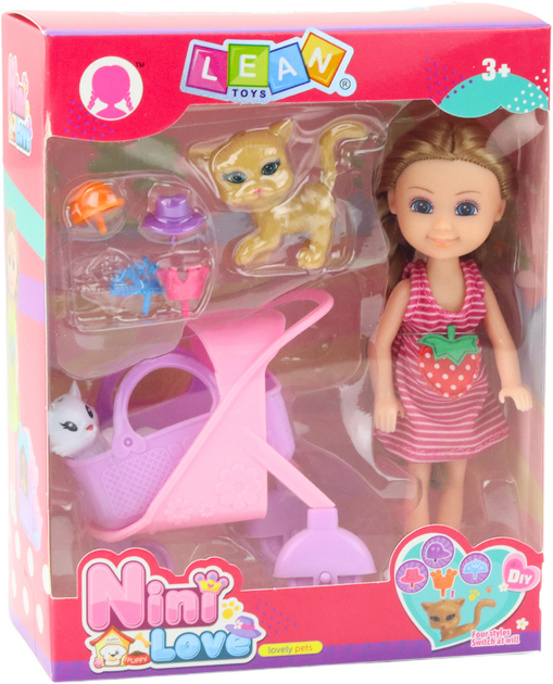 Міні-лялька Lean Toys з аксесуарами 14 см(5905991056362) - зображення 1