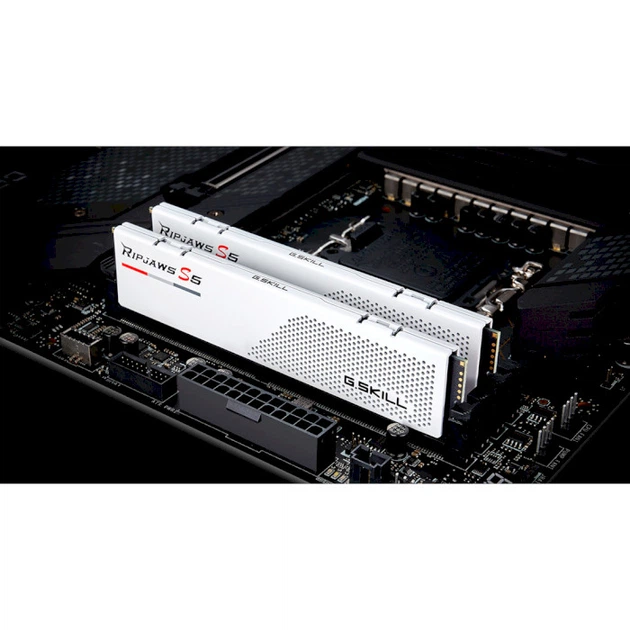 G.SKILL Ripjaws 32GB(2×16GB) DDR5 ホワイト Оперативная память G.Skill DDR5 32GB (2x16GB) 6000Mhz Ripjaws S5
