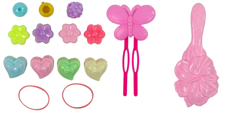 Голова ляльки Lean Toys з аксесуарами 28 см (5904204758123) - зображення 6