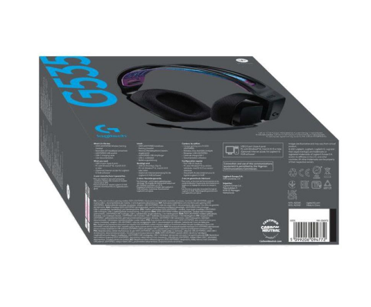 Навушники з мікрофоном Logitech G535 Lightspeed Wireless Gaming Headset (981-000972) - зображення 6