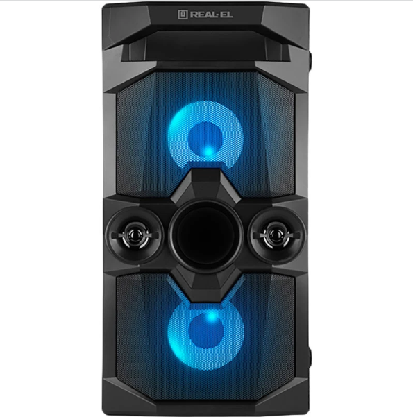 Портативная колонка REAL-EL X-771 Black (EL121600018) - Фото 2 Портативная колонка REAL-EL X-771 Black (EL121600018) - изображение 2