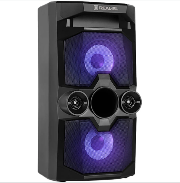 Портативная колонка REAL-EL X-771 Black (EL121600018) - Фото 6 Портативная колонка REAL-EL X-771 Black (EL121600018) - изображение 6
