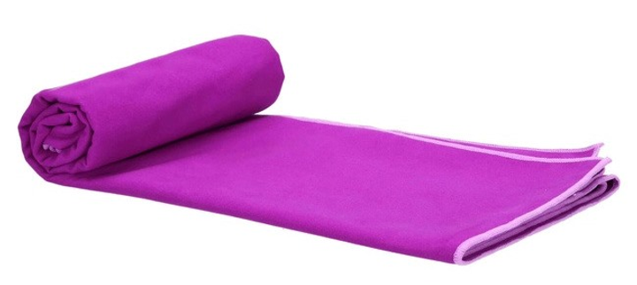 Ręcznik z mikrofibry Springos plażowy szybkoschnący 150 x 75 cm fioletowy (5907719436579) - obraz 1