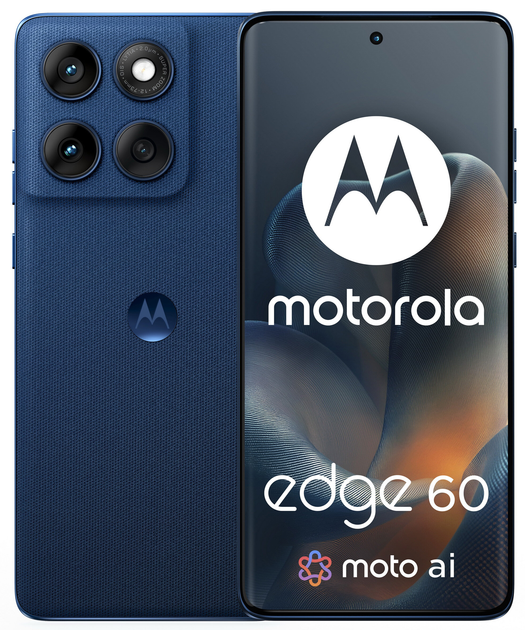 Мобільний телефон Motorola Edge 60 5G 12/256GB Blue (PB7H0002SE) - зображення 1