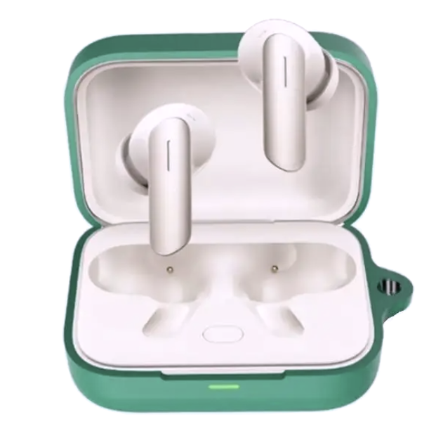 Чехол-накладка CDK для Realme Buds Air 7 Pro | Silicone Candy Friendly с карабином (021644) (green) - изображение 3