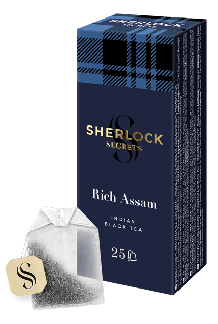 Набір чорного чаю Sherlock Secrets English Breakfast 25 пакетиків + Rich Assam 25 пакетиків (2300000011609) - зображення 2