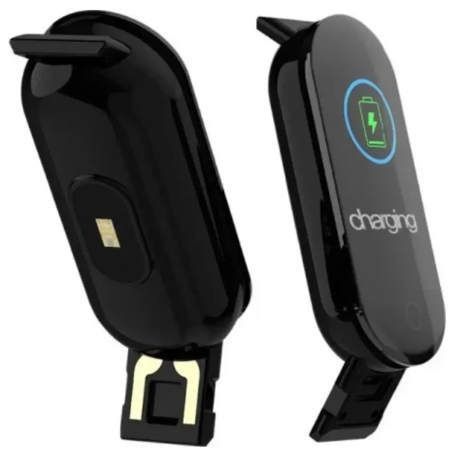 Фитнес браслет smart band m3 спортивный трекер шагомер пульсометр смарт часы Черный - изображение 4