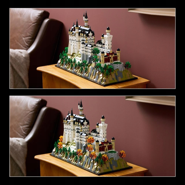 Zestaw klocków LEGO Architecture Zamek Neuschwanstein 3455 elementów (21063) - obraz 5