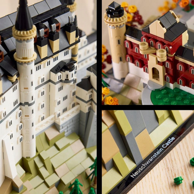 Zestaw klocków LEGO Architecture Zamek Neuschwanstein 3455 elementów (21063) - obraz 10